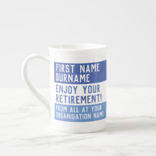 Tasse En Porcelaine Profitez de votre retraite -