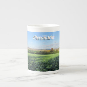 Tasse En Porcelaine Promenade d'automne dans la campagne - Personnalis