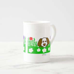 Tasse En Porcelaine Pup N Play Bone China Mug