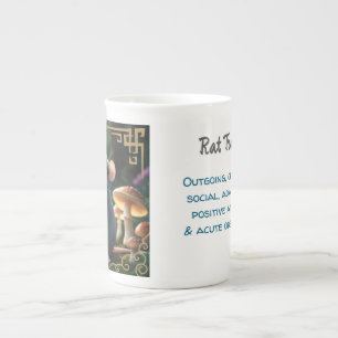 Tasse En Porcelaine Rat - Zodiaque chinois 