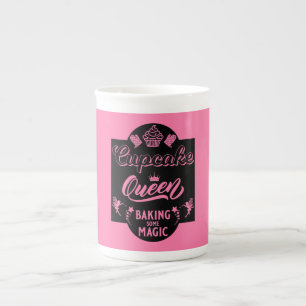 Tasse En Porcelaine Reine Cupcake