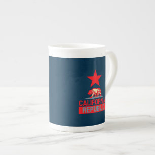 Tasse En Porcelaine République de Californie à l'esprit urbain