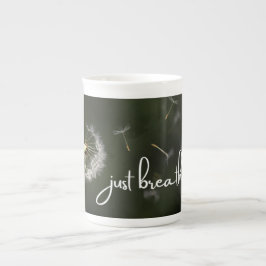 Tasse En Porcelaine Respirez l'os de la Chine Mug