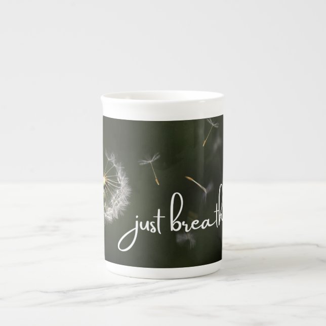 Tasse En Porcelaine Respirez l'os de la Chine Mug (Devant)