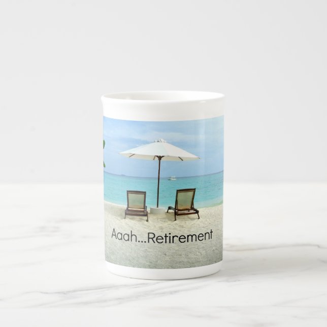 Tasse En Porcelaine Retraité - Aaah...Retraite (Devant)