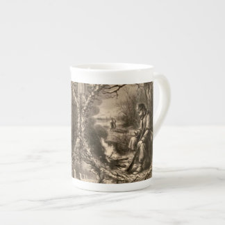 Tasse En Porcelaine Réveillon de Noël - Thomas Nast 1863