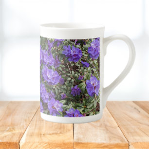 Tasse En Porcelaine Rhododendron pourpre fleurit