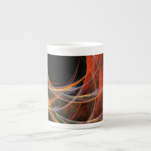 Tasse En Porcelaine Rompre le cercle de l'art Abstrait