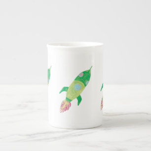 Tasse En Porcelaine Roquettes Green Chilton