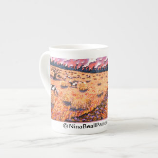 Tasse En Porcelaine "Route au Cattleguard" par NinaBeallPaintings