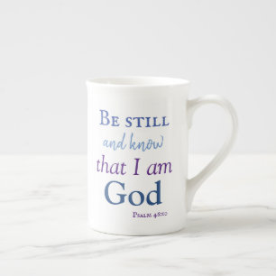 Tasse En Porcelaine Sachez que je suis Dieu