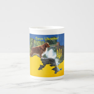 Tasse En Porcelaine Sauvez l'Ukraine Toller mug