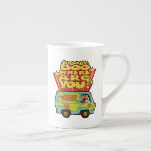 Tasse En Porcelaine Scooby-Doo "Où Es-Tu ?" Retro Cartoon Van