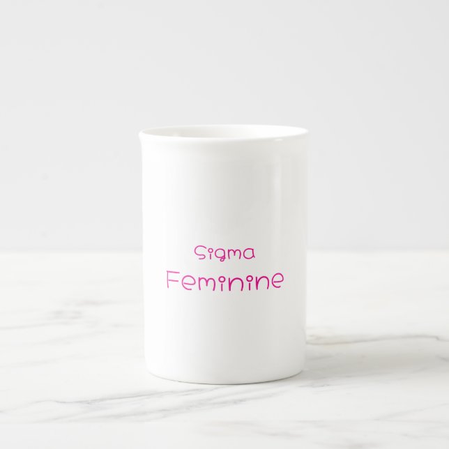 Tasse En Porcelaine Sigma Feminine Specialty Mug (Devant)