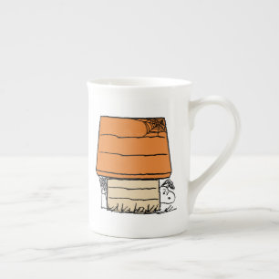 Tasse En Porcelaine Snoopy Halloween Spider Web Doghouse