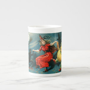 Tasse En Porcelaine Sorcière de Halloween de danse