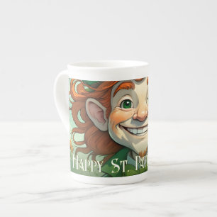 Tasse En Porcelaine Sourires chanceux à la Saint-Patrick