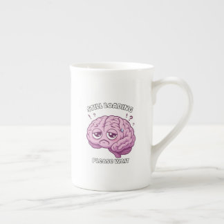 Tasse En Porcelaine Still Loading – Please Wait Brain Cartoon Mug
