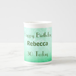 Tasse En Porcelaine Style 30e anniversaire Personnalisé