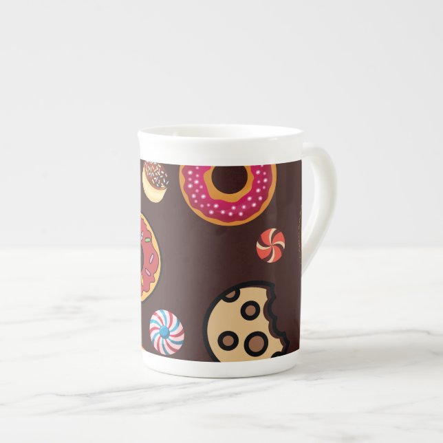 Tasse En Porcelaine Sucres 4 (Devant droit)