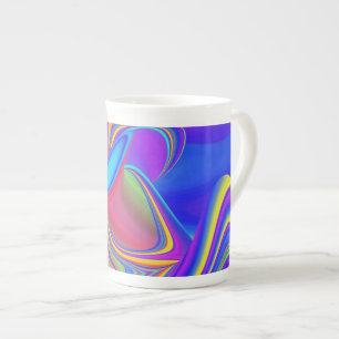 Tasse En Porcelaine Summerfeel, Rainbowart 3D Abstrait