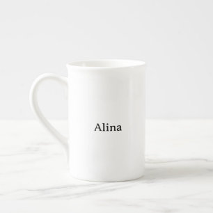 Tasse En Porcelaine supprimer le texte et ajouter votre propre design