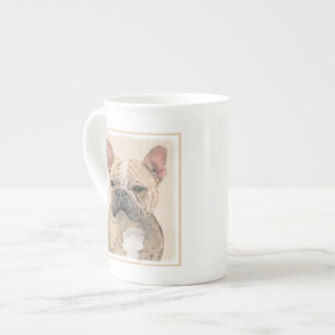 Tasse En Porcelaine Tableau Français Bulldog (Sable) - Joli Original D
