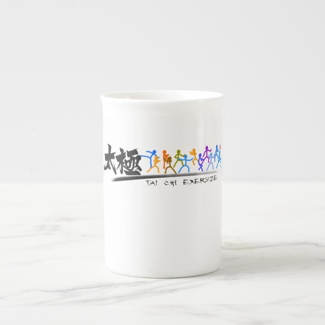 Tasse En Porcelaine Tai Chi kung fu(功 夫) (Devant)