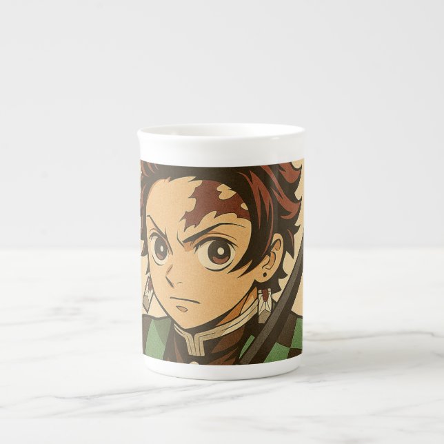 Tasse En Porcelaine Tanjiro Kamado (Devant)