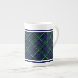 Tasse En Porcelaine Tartan de secteur de Menteith Ecosse