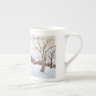 Tasse En Porcelaine Tasse de coffre de porcelaine tendre de neige du