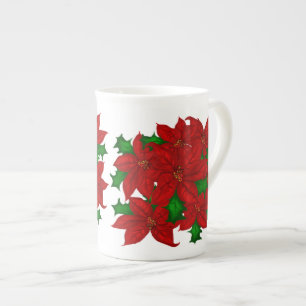 Tasse En Porcelaine Tasse de Noël de porcelaine tendre