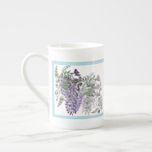 Tasse En Porcelaine Tasse de porcelaine tendre de Botanique de