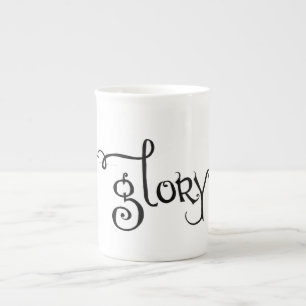 Tasse En Porcelaine Tasse de porcelaine tendre de "gloire"