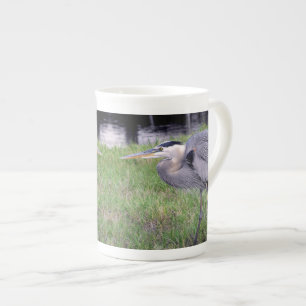 Tasse En Porcelaine Territoire du Grand Héron Bleu