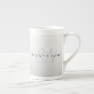 Tasse En Porcelaine Texte modifiable pour entreprise, salutation ou no
