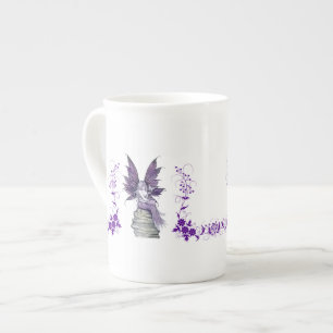 Tasse En Porcelaine Théière haute à la fée violette