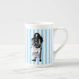 Tasse En Porcelaine TOUTE COULEUR STRIPE Doll Tea Cup