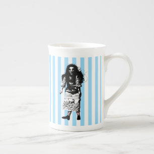 Tasse En Porcelaine TOUTE COULEUR STRIPE Doll Tea Cup