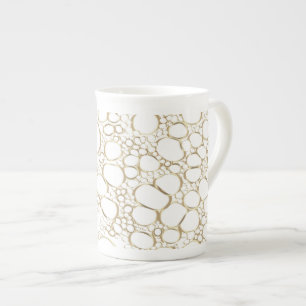 Tasse En Porcelaine Travail numérique Abstrait 4