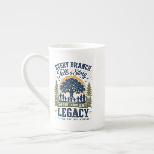 Tasse En Porcelaine Très chaque branche raconte une histoire Arbre de