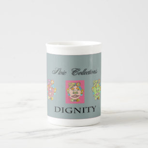 Tasse En Porcelaine Triple Dignité Spécialité Mug