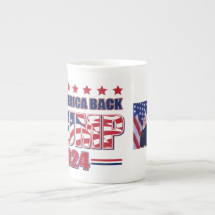 Tasse En Porcelaine Trump 2024 Reprenez l'Amérique