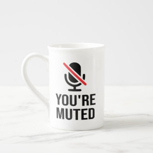 Tasse En Porcelaine tu es muet, tu es muté