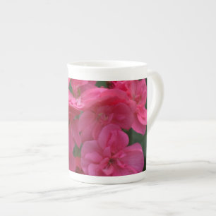 Tasse En Porcelaine Un joli Rose de Geranium Bone Chine Jumbo Mug