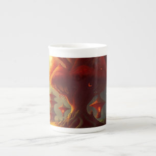 Tasse En Porcelaine Un Pays Très Étrange