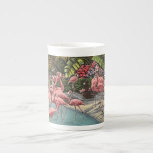 Tasse En Porcelaine Une flamboyante de Flamants roses Mug