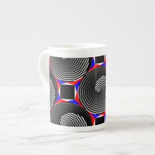 Tasse En Porcelaine Vérificateur numérique Yin Yang par Kenneth Yoncic