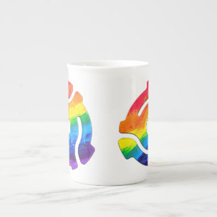 Tasse En Porcelaine Vibran de l'adaptateur d'enregistrement SlipperyJo