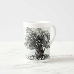 Tasse En Porcelaine Vieux olivier Café Mug